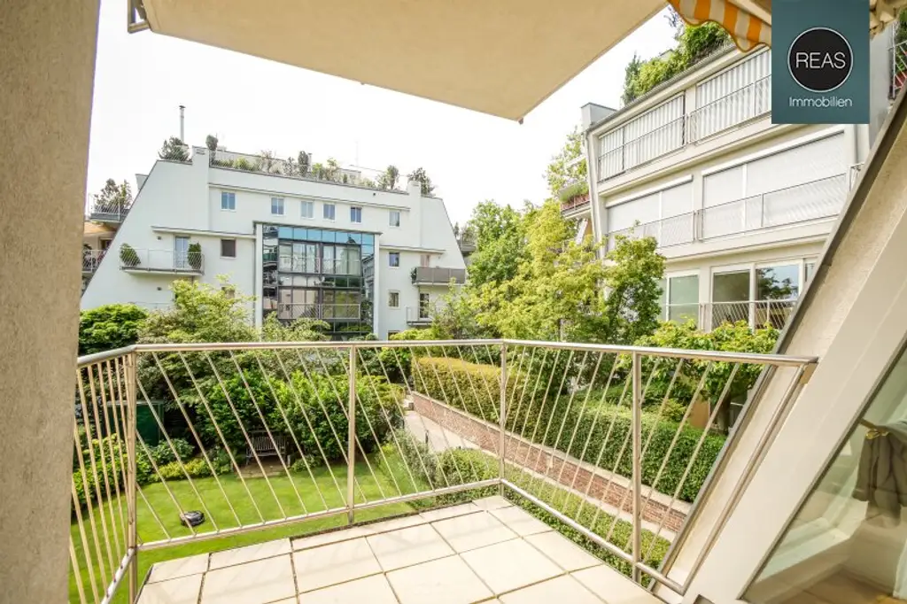 Traumwohnung mit Balkon, Terrasse und Garage in exklusiver Gartenanlage bei der Hohen Warte!