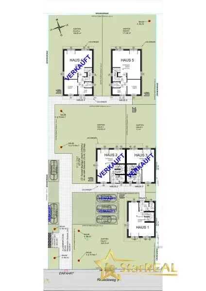 BAUBEGINN! NOCH 2 EINZELHÄUSER FREI! MIT KELLER. 210m² GARTEN! TOP U-BAHN-ANBINDUNG. PROVISIONSFREI für den Käufer.