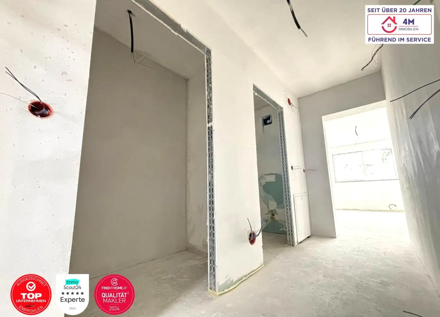 **AIRBNB & KURZZEITVERMIETUNG** Attraktive 2-Zimmer-Wohnung mit Balkon – 51,48 m² + 2,15 m² Balkon | 3. Obergeschoss (Neubau) | Erstbezug