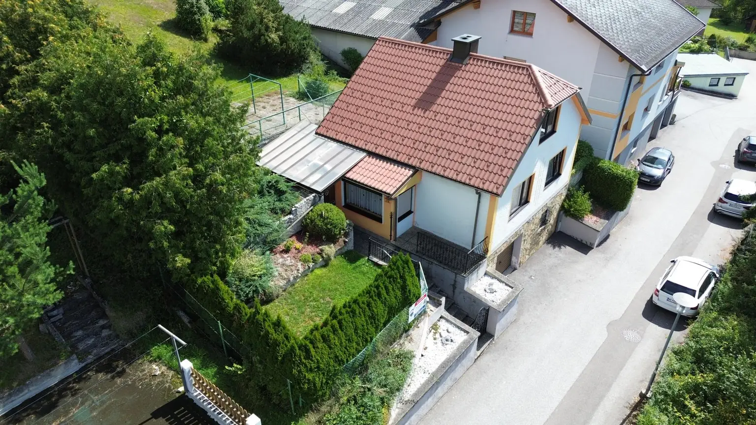 Einfamilienhaus mit idyllischem Weitblick ins Grüne