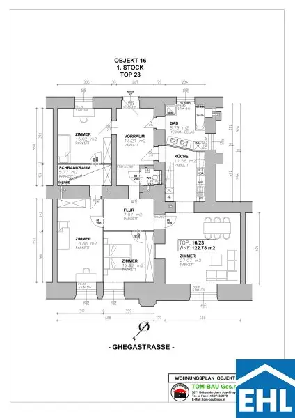 Großzügige 4-Zimmer-Wohnung im Arsenal!