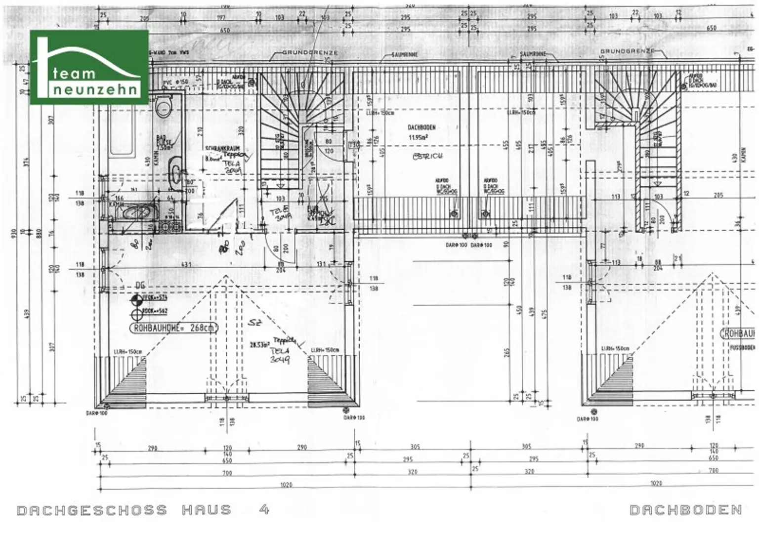 Großzügiges Reihenhaus auf 245m² Eigengrund - 173m² Wnfl., 5x Zimmer & zusätzlichem Keller von 63m².