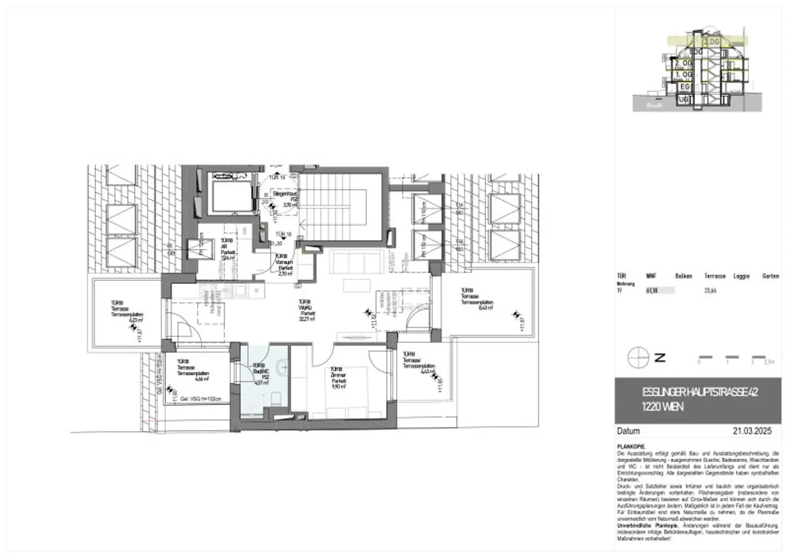 Wunderschöne Dachgeschosswohnung in Essling!