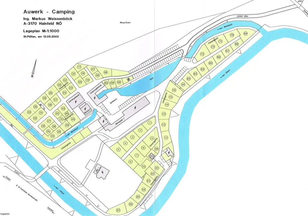 Mobilwohnheim auf Pachtgrund in 3170 Gölsen/Hainfeld Camping Auwerk zu kaufen