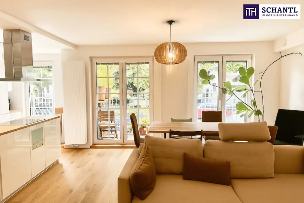 Stark reduziert! Charmante 3-Zimmer-Wohnung mit Urlaubsfeeling – eigener Garten & zwei Balkone in Währinger Toplage