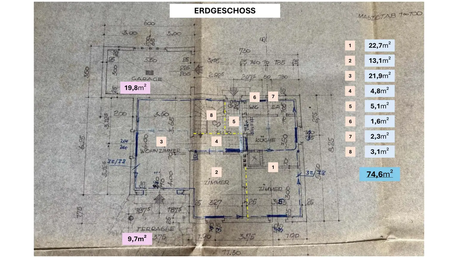 Plan Erdgeschoss