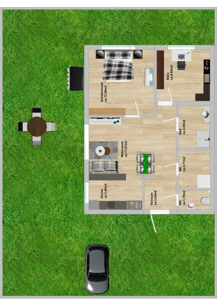 "Großzügige Doppelhaushälfte mit Terrasse und Garten zu mieten!"