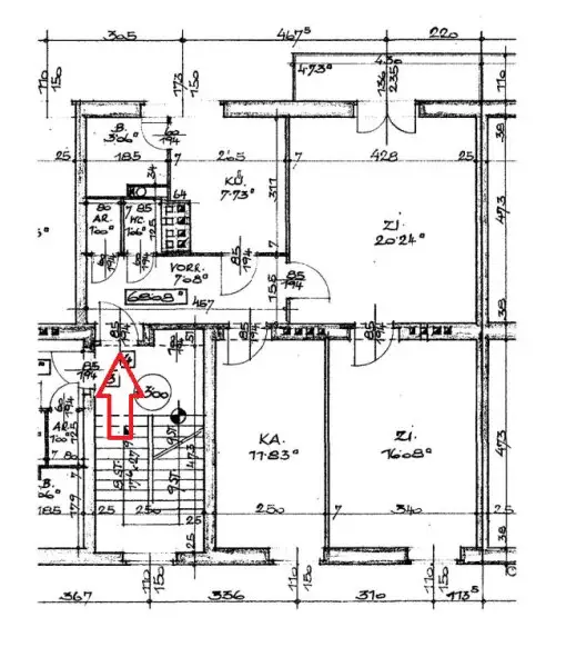 GEIDORF I ZENTRAL & DOCH IDYLLISCH I GRÜNBLICK I ANGENEHME WOHNATMOSPHÄRE I BAD MIT WANNE UND FENSTER I CHARAKTERVOLLER PARKETT I PROJEKT WOHNEN