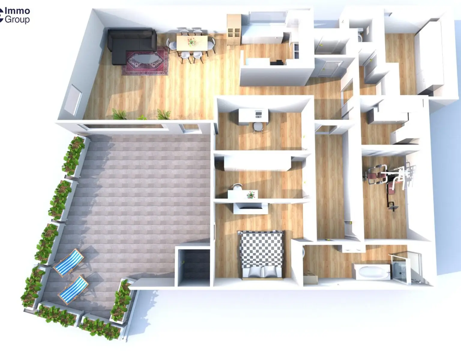 PLESCHING - Terrassenwohnung zum TRÄUMEN