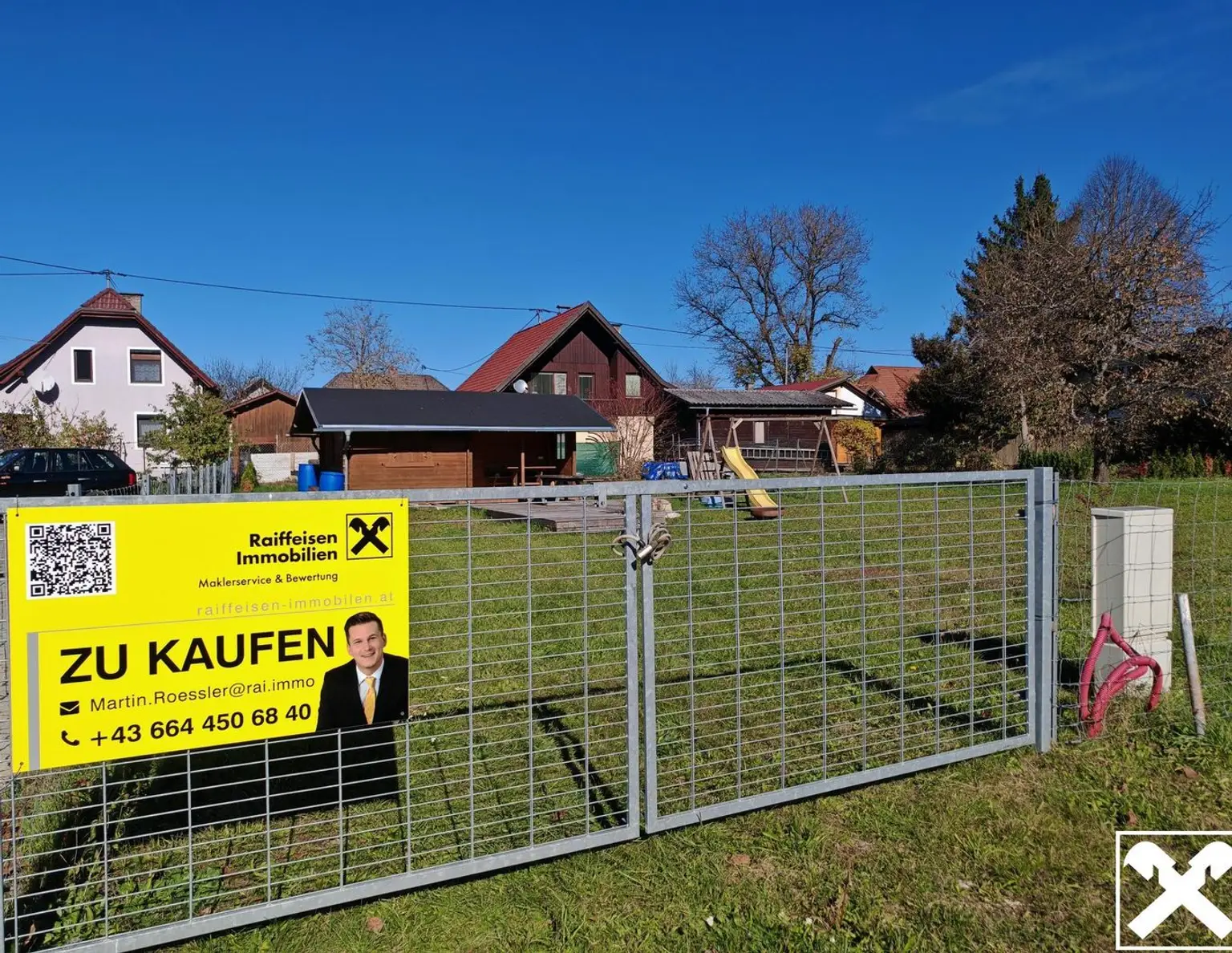 Lage mit Lebensqualität! Ruhig gelegenes Baugrundstück mit Gartenhütte Nähe Gösselsdorfer See