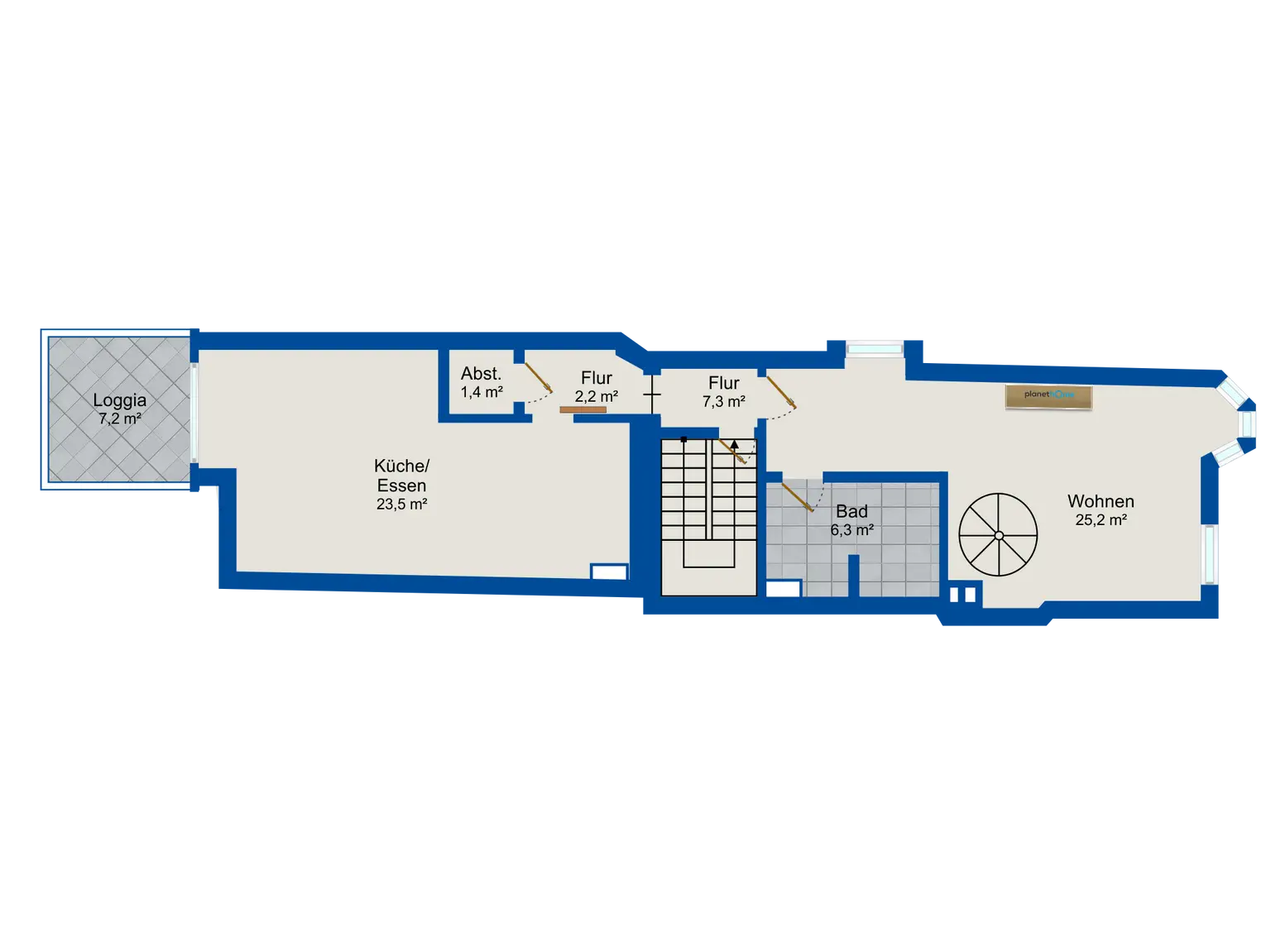 Grundriss 2. Obergeschoss
