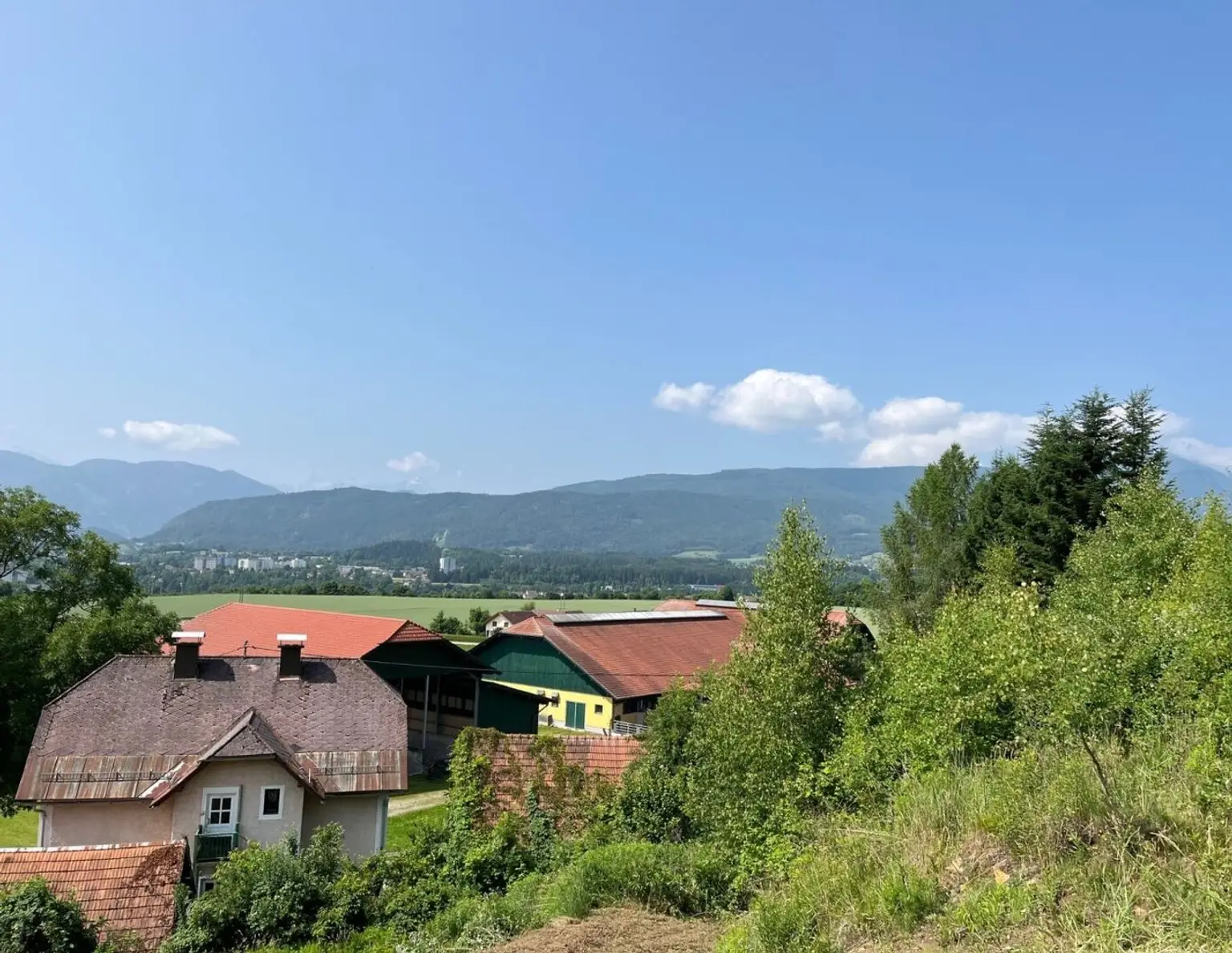 Traumhaftes Baugrundstück in Villach-Vassach mit Altbestand - Sonnig, ruhig und mit Weitblick