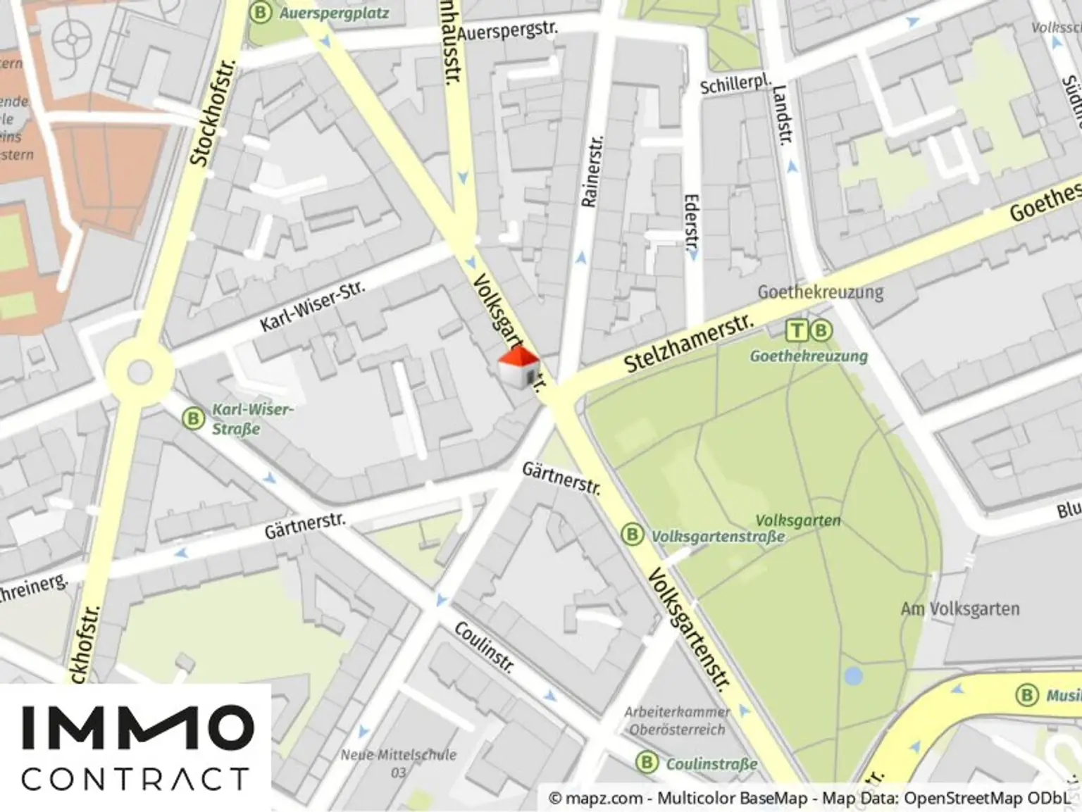 Geolyzer Kartenausschnitt