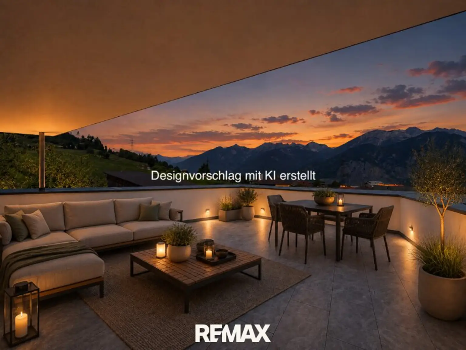 Hauptterrasse Designvorschlag