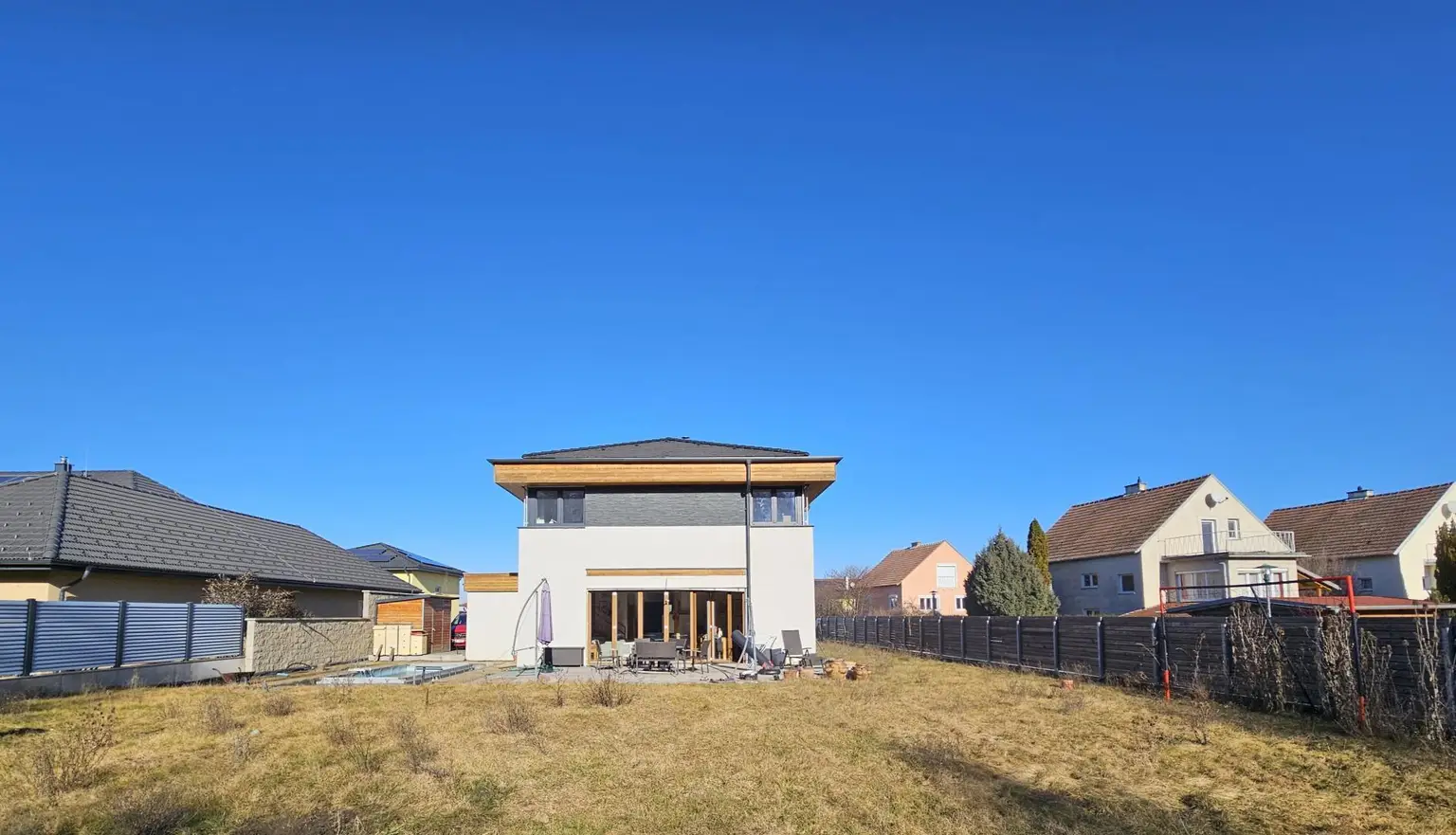 Gartenansicht Haus