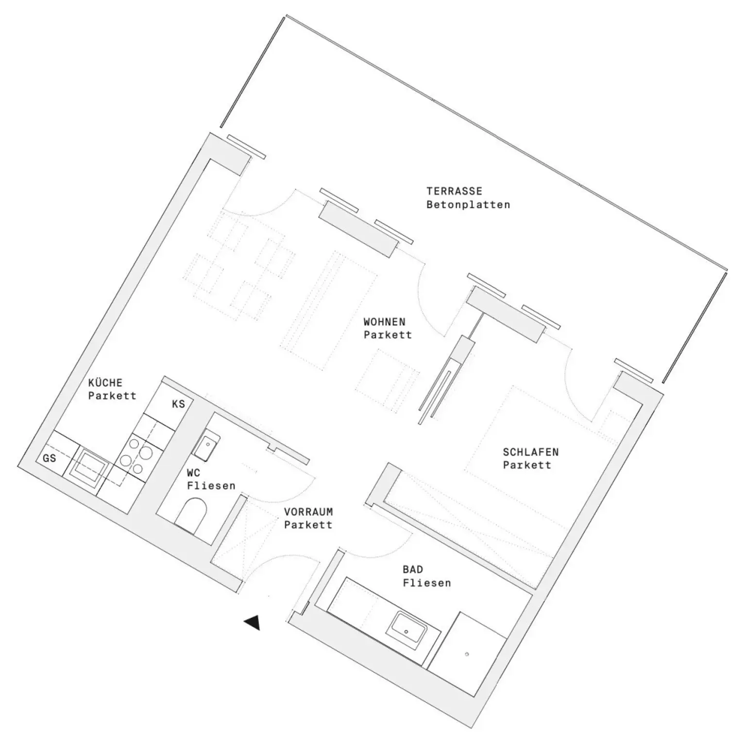 DC-FLATS: High-End-Apartment bei der UNO-City!! ERSTBEZUG!!