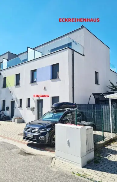 CHANCE SCHÖNES ECKREIHENHAUS Groß-Enzersdorf  5 ZIMMER 130m²WFL +55m²Keller +89m²Garten mit 2 AUTOABSTELLPLÄTZE
