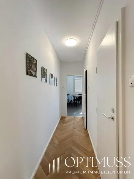 Lichtdurchflutete 2,5 Zimmer Wohnung in Topp Lage mit grosser Loggia und Grünblick auf Donaukanal!