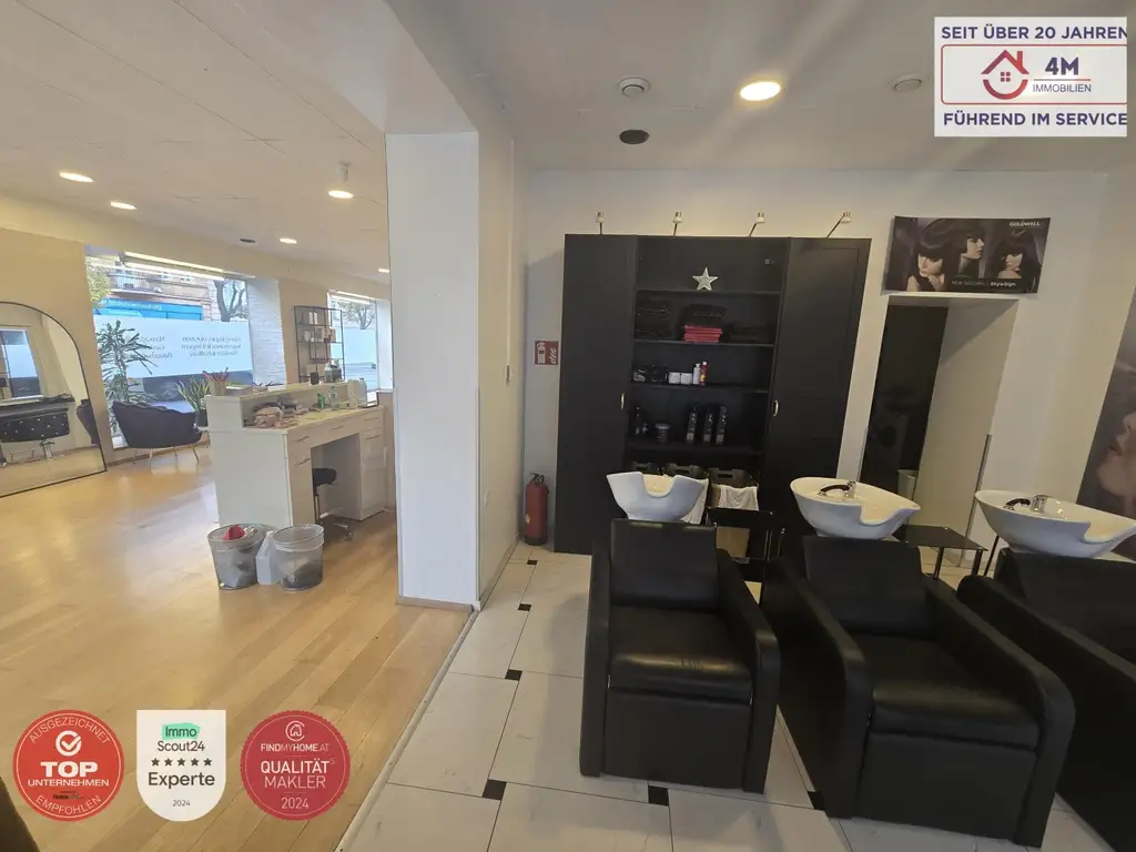 Moderner Beauty- & Friseursalon mit großem Potenzial