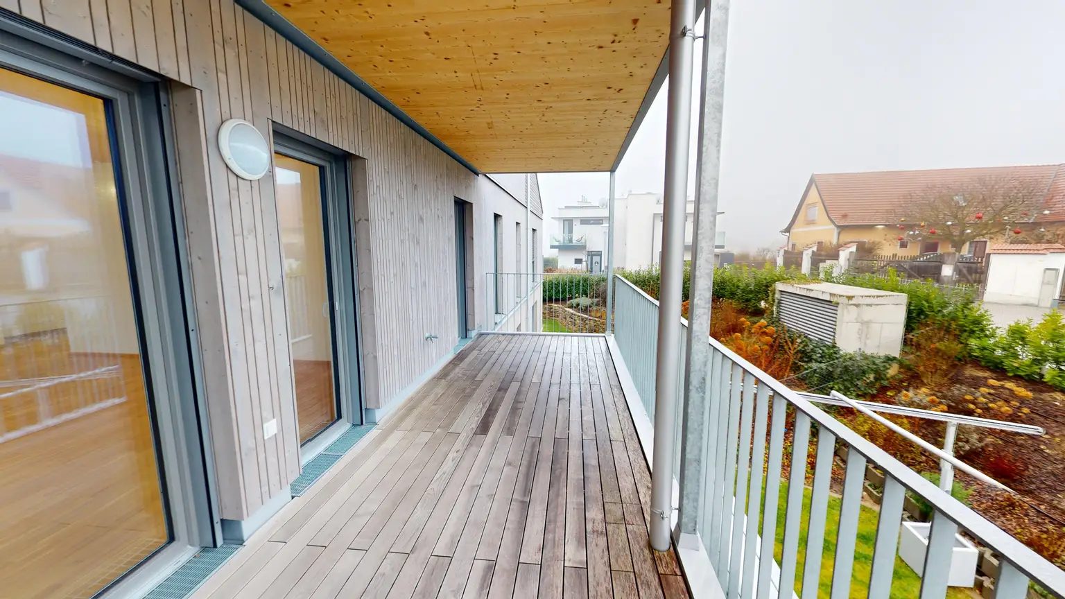 Moderne Wohnungen in Holzbauweise