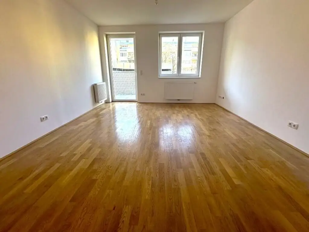 U3-NÄHE, LORYSTRASSE, sonnige 74 m2 Neubau mit 8 m2 Balkon, 2 Zimmer, Wohnküche, Wannenbad, Garage möglich, 3. Liftstock