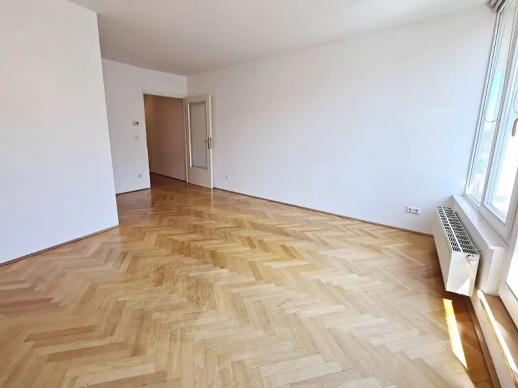 SALZTORGASSE, DONAUKANAL-NÄHE, 51 m2 Neubau mit Stehbalkon, 2 Zimmer, Komplettküche, Wannenbad, Parketten, Fernblick