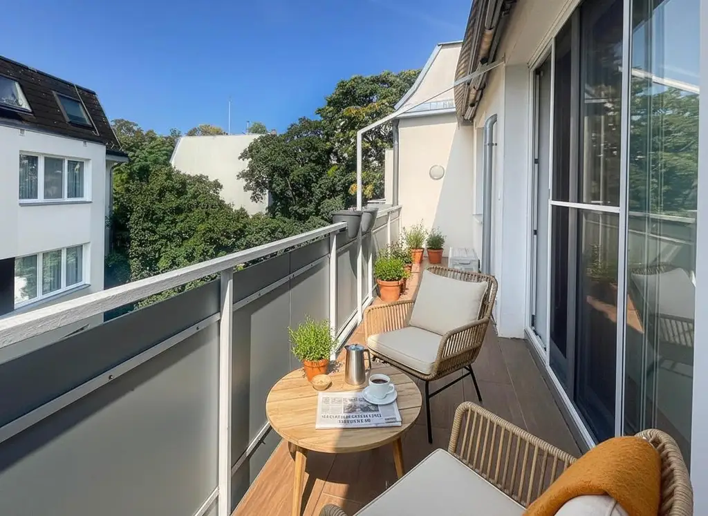 "Retro Chic Living! Nähe Pötzleinsdorfer Schlosspark inkl. 75 m² Dachterrasse"