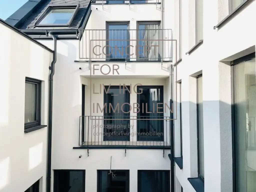 Exklusiv. Trendy. Coole Architektur. 63m2 Dach-Terrassen-Maisonette. Garage. Beziehbar: ab FJ/SO 2026. Erstbezug. Ideale Anlegerwohnung