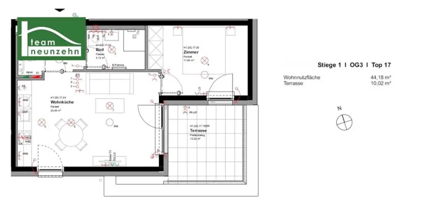 POG 83 - Hochwertige Neubau-Wohnung mit großer Terrasse nahe Gewerbepark Stadlau! Ab 01.02.2026!