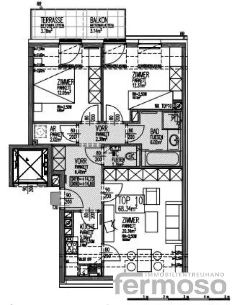 Neuwertige 3-Zimmer-Wohnung in 1190 Wien – modern, hell & U-Bahn-nah!