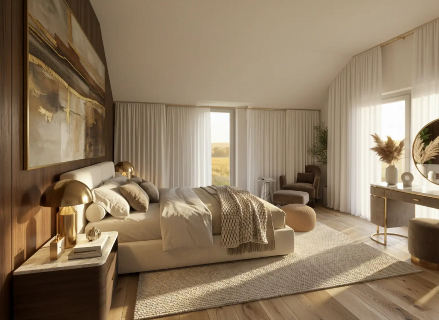 "Luxeriöse Attikawohnung 3.5-Zimmer mit architektonischer Eleganz und exklusiver Dachterrasse"