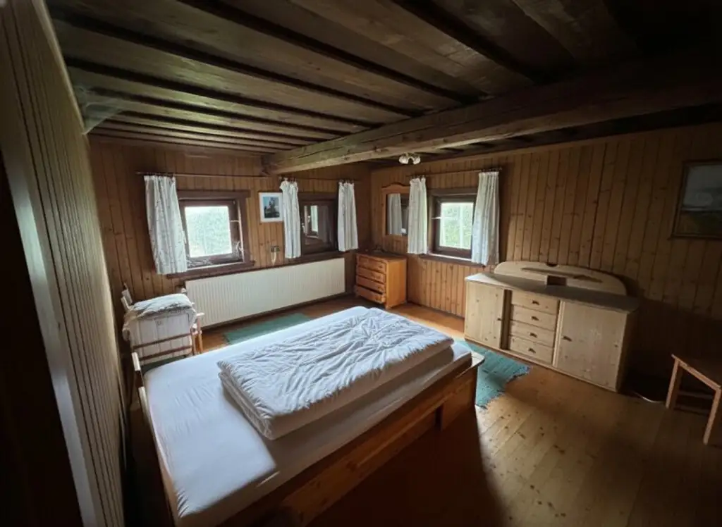Region Hochrindl, tolles Alm Haus 80 m² mit 1500m² Grundstück, Wasser Quelle, Terrasse, öffentliche  Zufahrt  Kärnten, Preis € 169 000 !