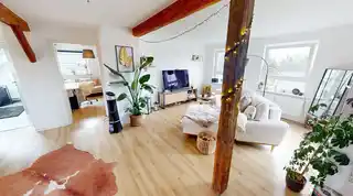 Wohnzimmer Wohnung DG