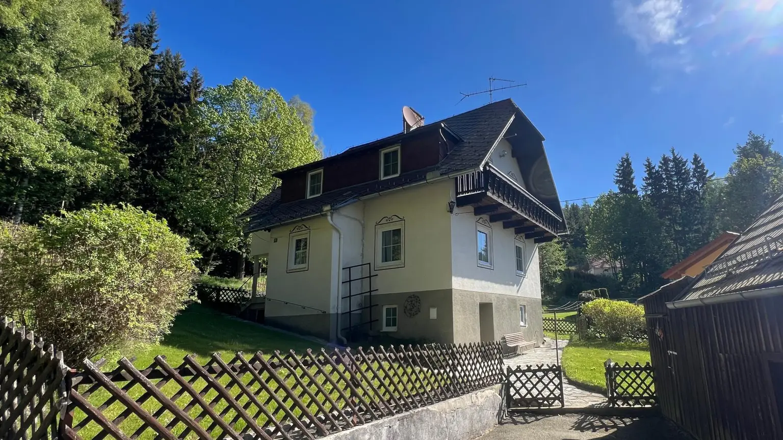 Ansicht des Hauses