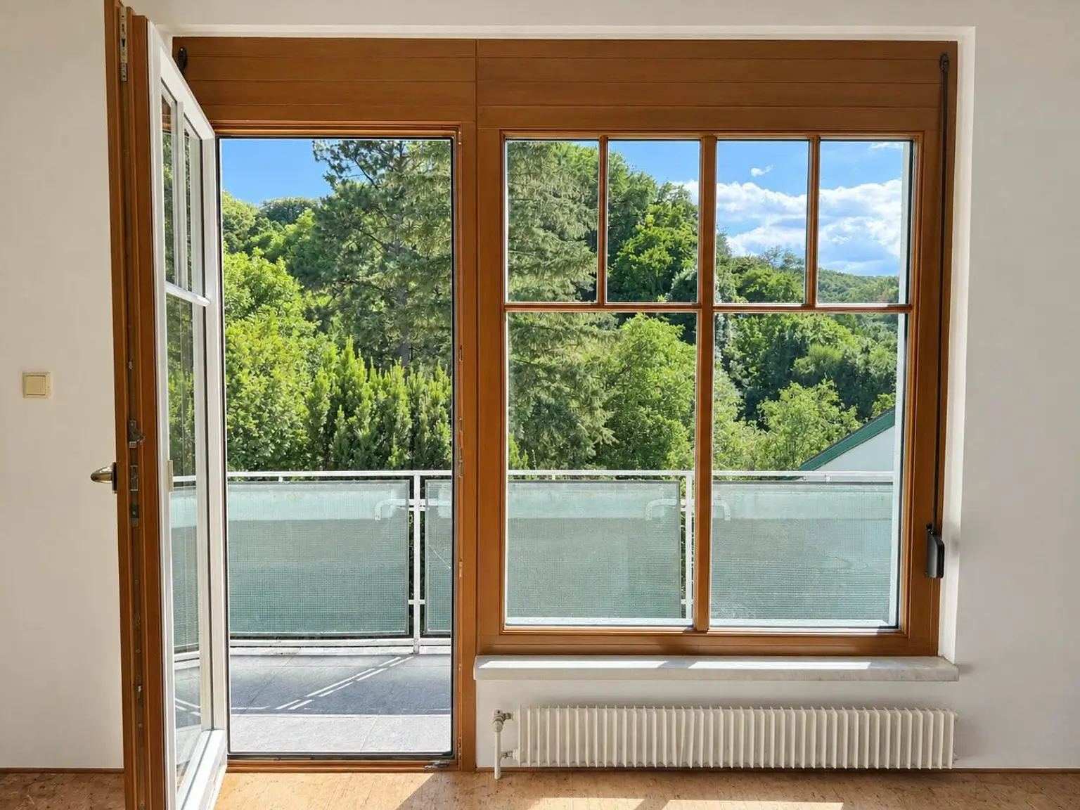 Blick zur Freifläche