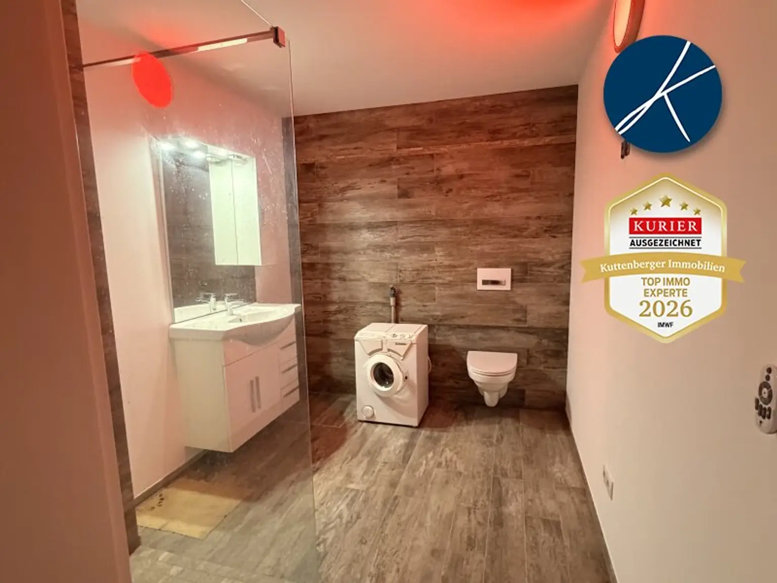 Wirtschaftsraum, Dusche