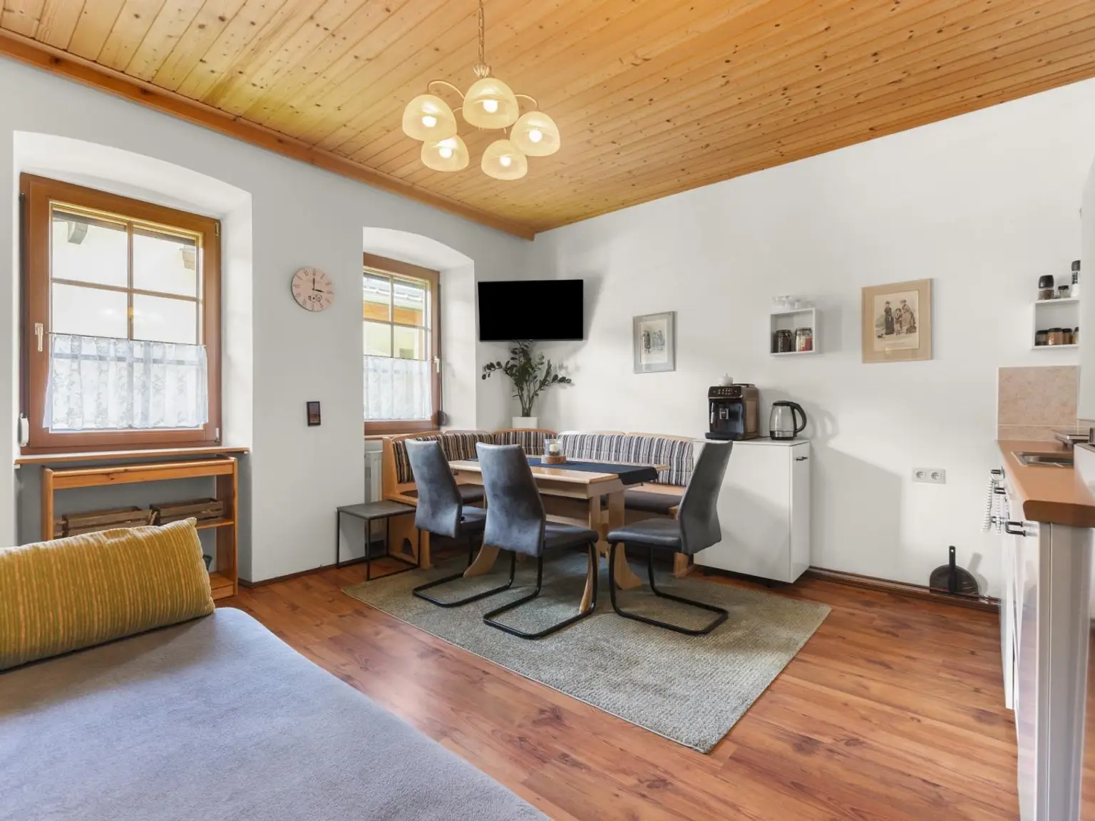 Küche in der Ferienwohnung