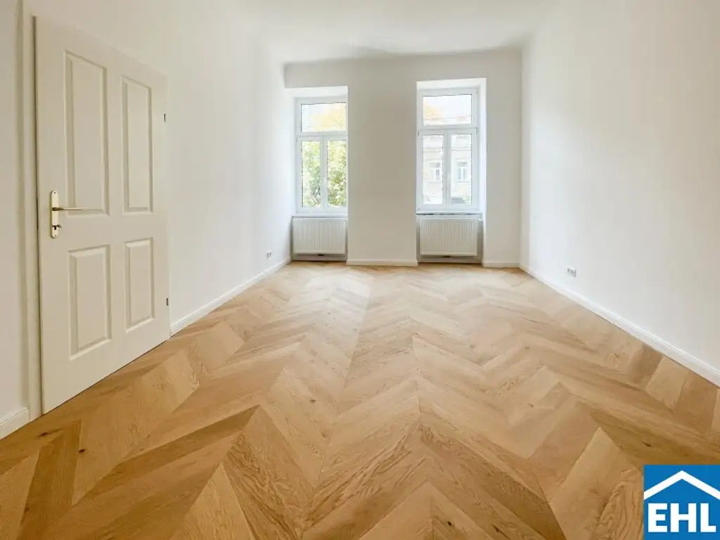 Sanierte 2-Zimmer-Altbauwohnung mit separater Küche Nähe Augarten