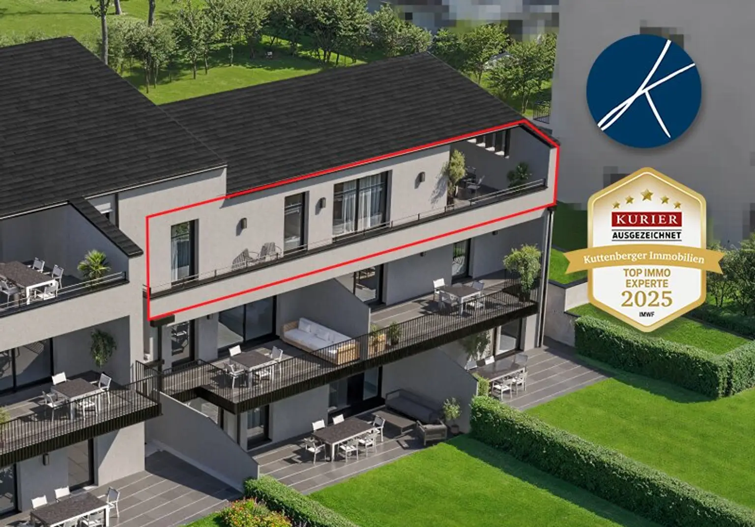 Exklusive Dachgeschoßwohnung mit Terrasse und Sauna (Top 9) - Neubauprojekt am Kremser Steindl