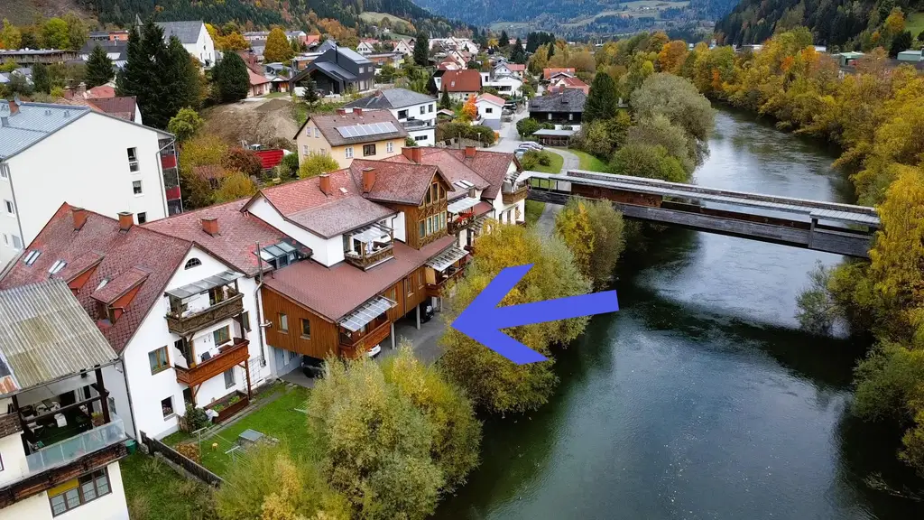 Zentrale Wohnung mit Mur- und Schlossblick in 8850 Murau