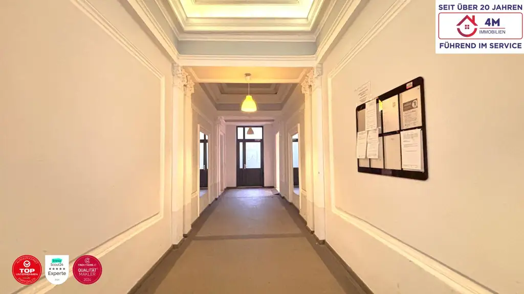 ✨Zentral, stilvoll, bezugsbereit – Ihr Altbau-Traum wird wahr.