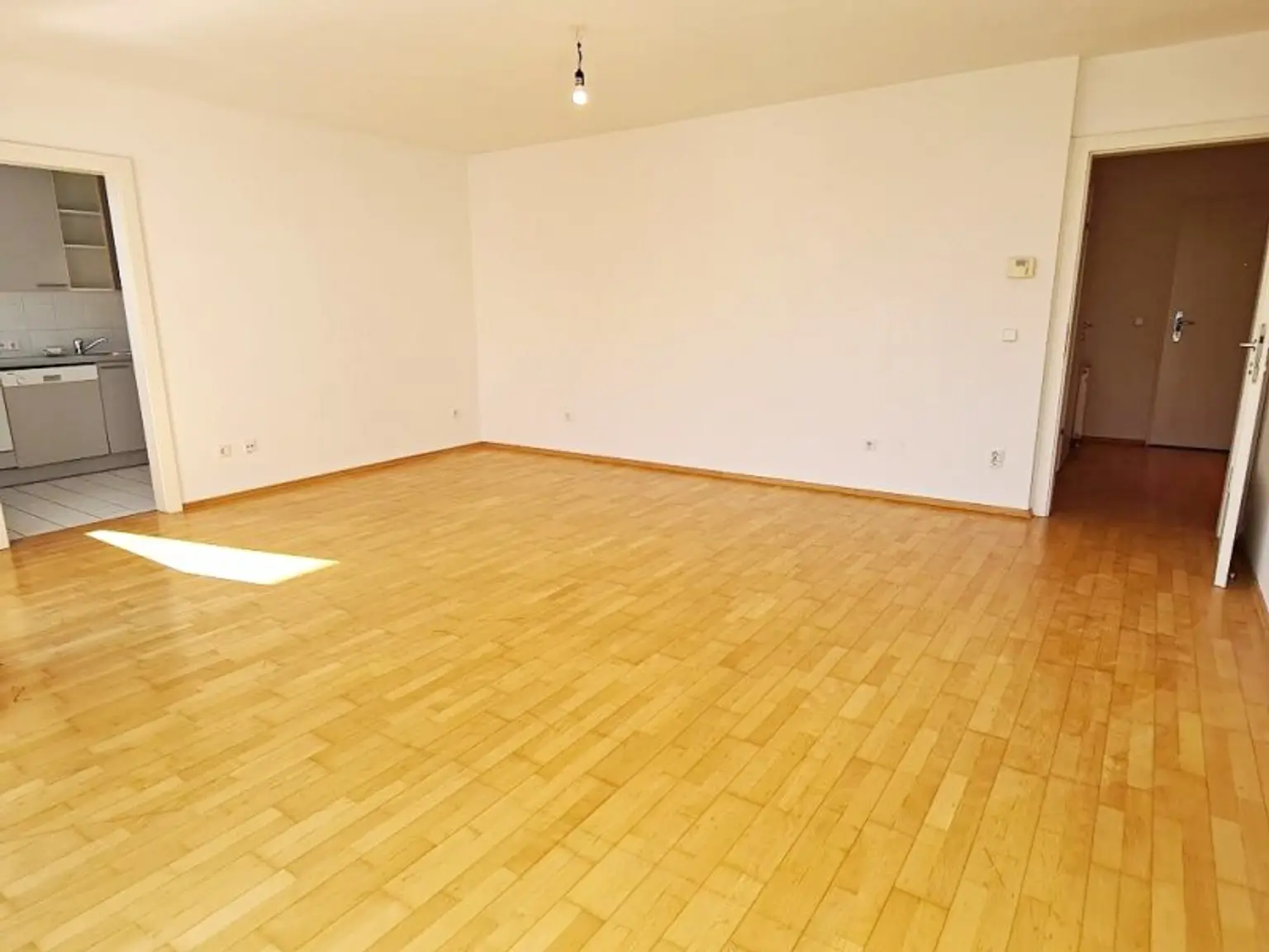 DACHGESCHOSS, Daringergasse, sonnige 76 m2 Neubau mit 6 m2 Balkon, 2 Zimmer, Wohnküche, Wannenbad, Parketten, Grünblick
