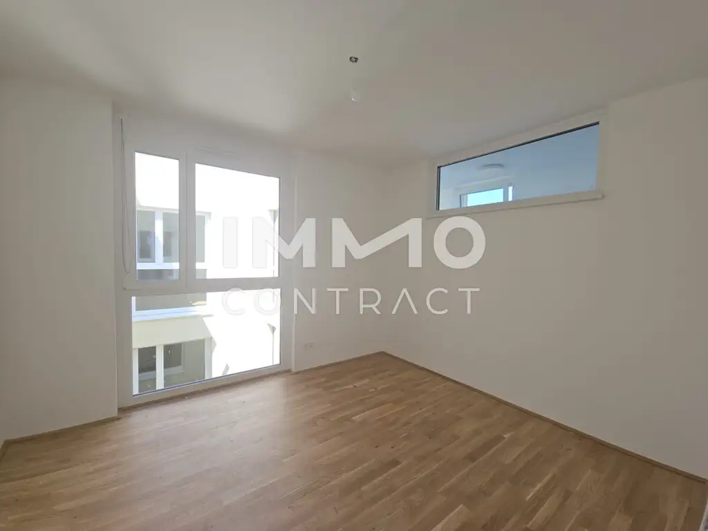 Erstbezug ab 01.10.2025: geförderte 4 Zimmer Wohnung mit Balkon in ruhiger und zentraler Lage - Puchstraße 34 - Top 08