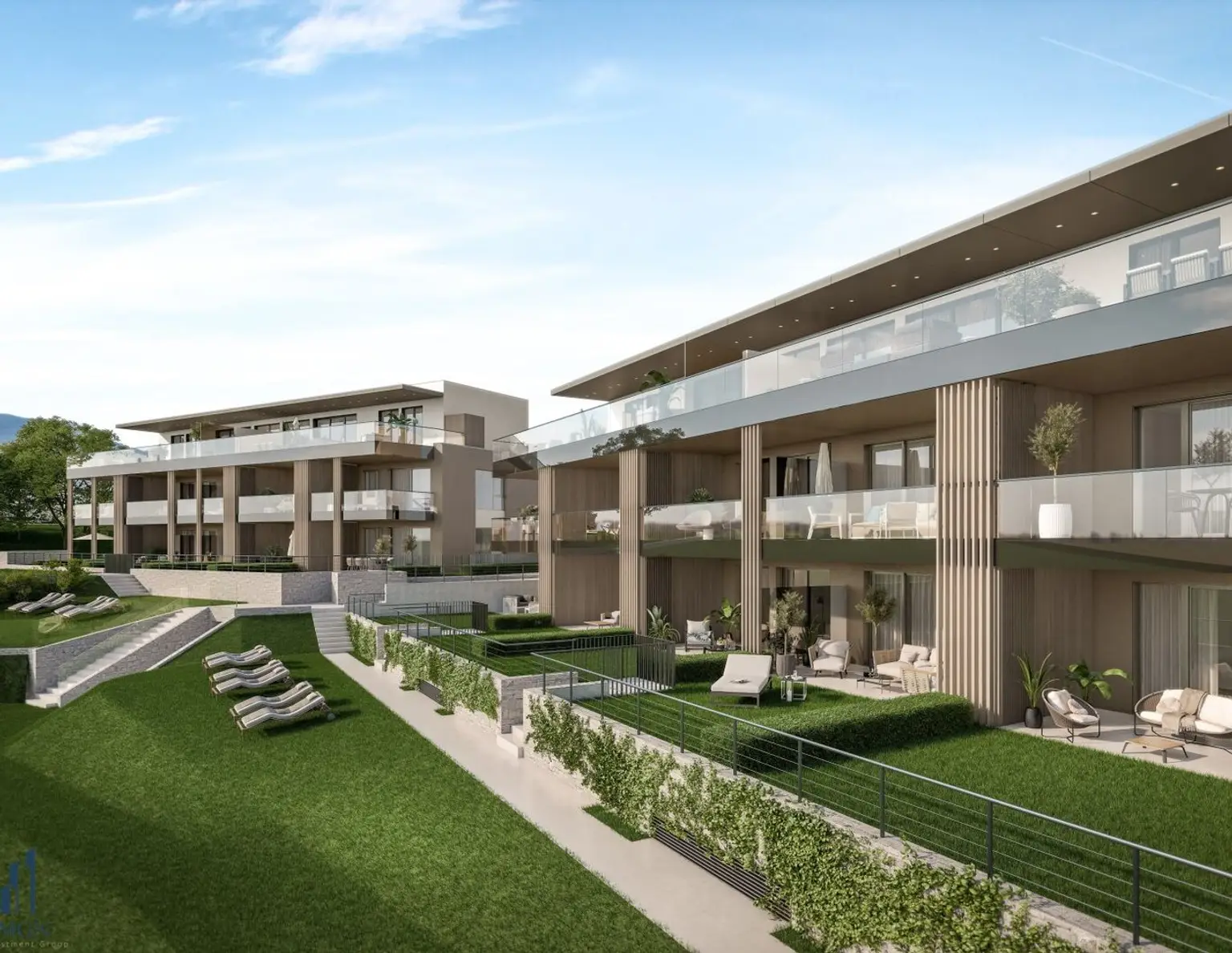 Exklusives Penthouse mit himmlischem See- und Bergpanorama