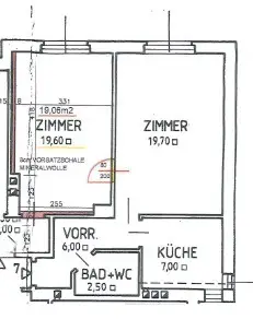 Speising - Altbaueigentum - 2 Zimmerwohnung - sanierungsbedürftig