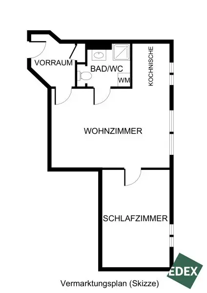 Sanierte 2 Zimmer Altbauwohnung nahe Schloss Schönbrunn - ideal für Singles oder Paare