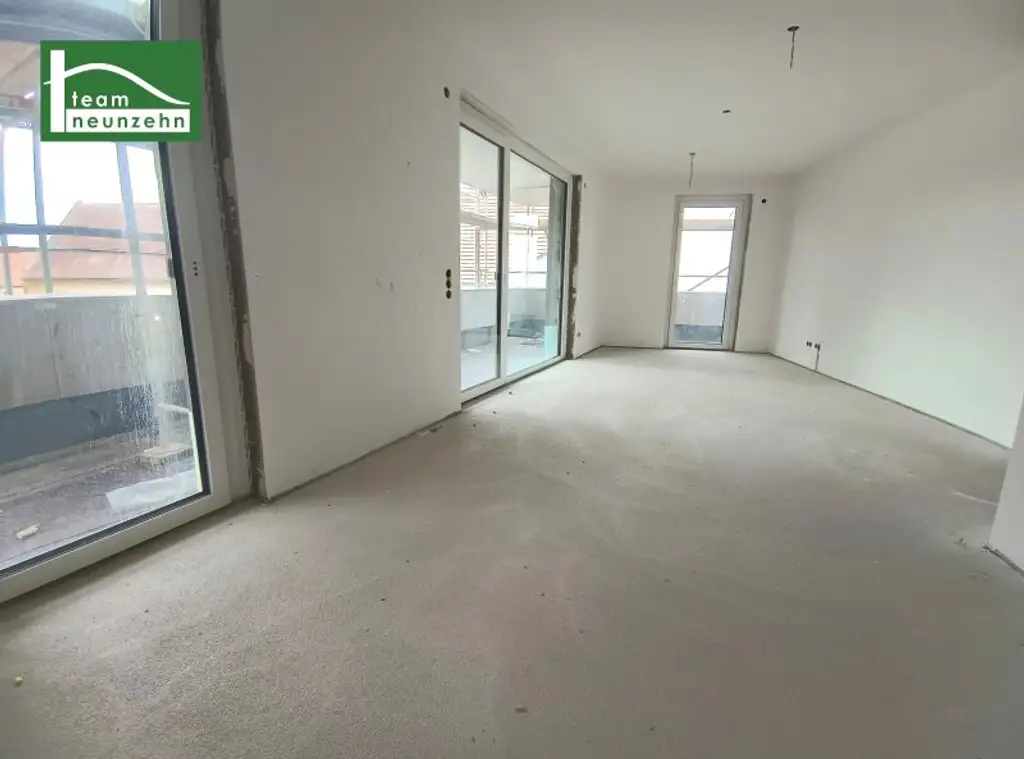 Wohntraum mit großem Balkon in absoluter Ruhelage - 3-Zimmer-Erstbezugswohnung - Seniorengerecht - FLORIANI – Quartier am Tullnerfeld