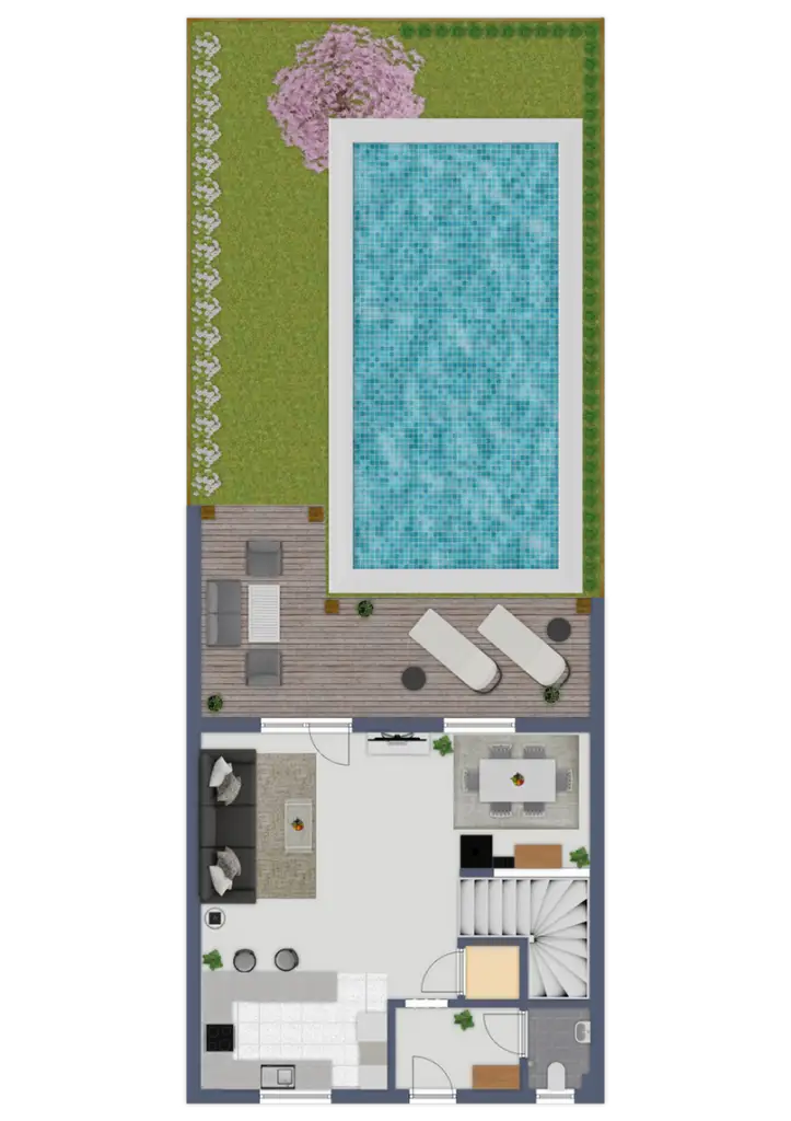 Charmantes Reihenhaus mit Garten, Pool und Terrasse – gepflegt & bezugsbereit ab Sommer 2026