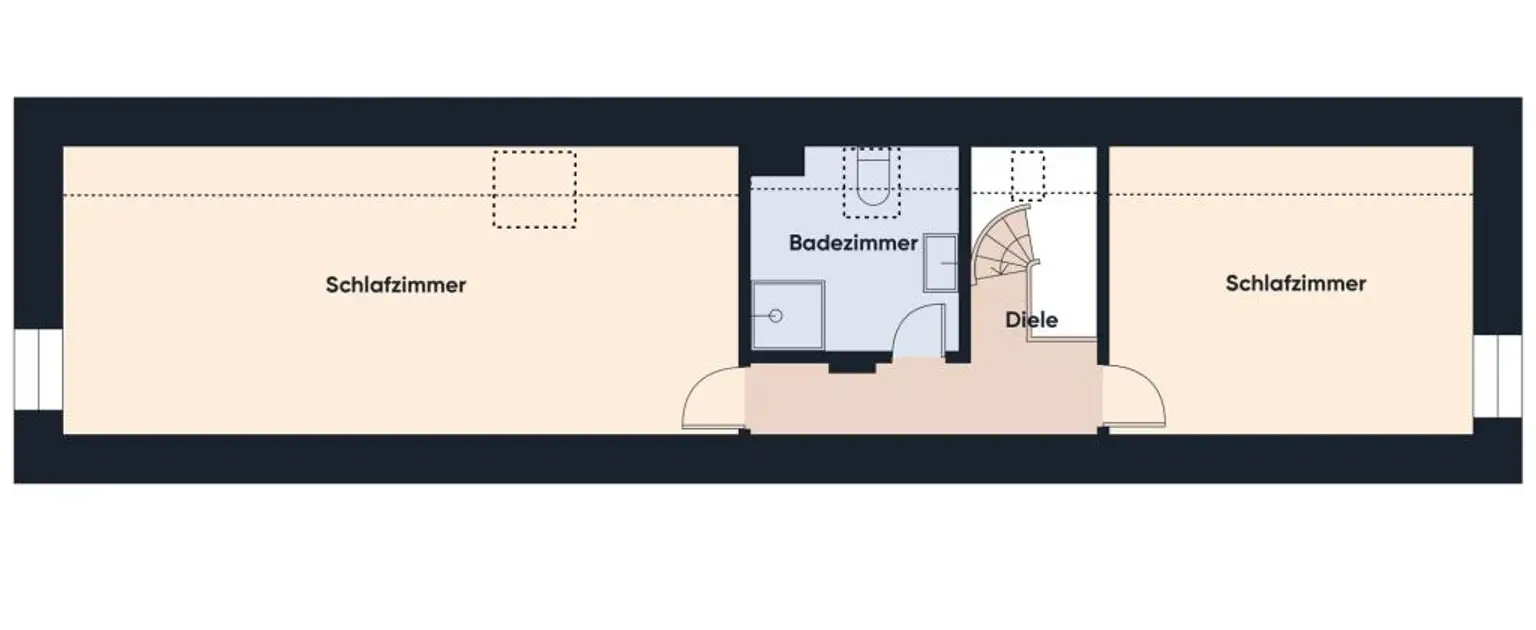 Grundriss ohne Maßstab / Ober