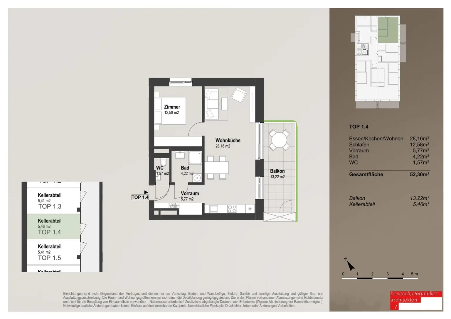 Helle 2-Zimmer-Wohnung mit Balkon – Erstbezug in Top-Lage